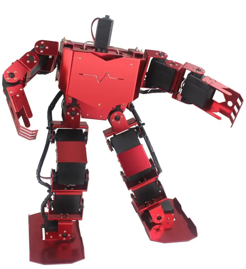 17DOF Robo-Soul H3.0 Biped Robotics Humanoid Robot алюминиевая рама полный комплект с 17 шт. сервоприводом и контроллером Arduino DIY Robo-Soul