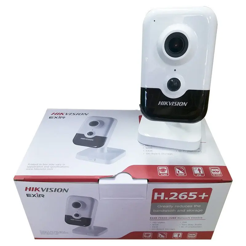 HIKVISION DS-2CD2435FWD-IW 3MP инфракрасный cube камера Встроенный микрофон H.265 мини