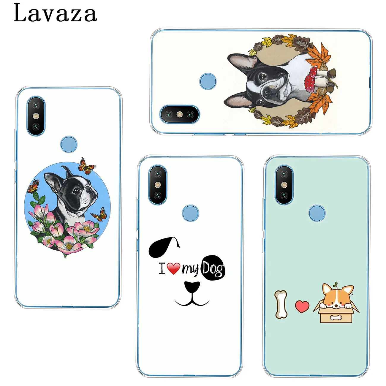 Чехол для телефона Lavaza с милым мультяшным животным котом собачкой бульдогом Xiaomi