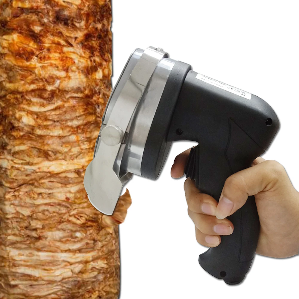 Portable Electric Kebab Knife Automatic Doner Slicer Home use Meat-cutting Machine With Blades for kitchen | Дом и сад