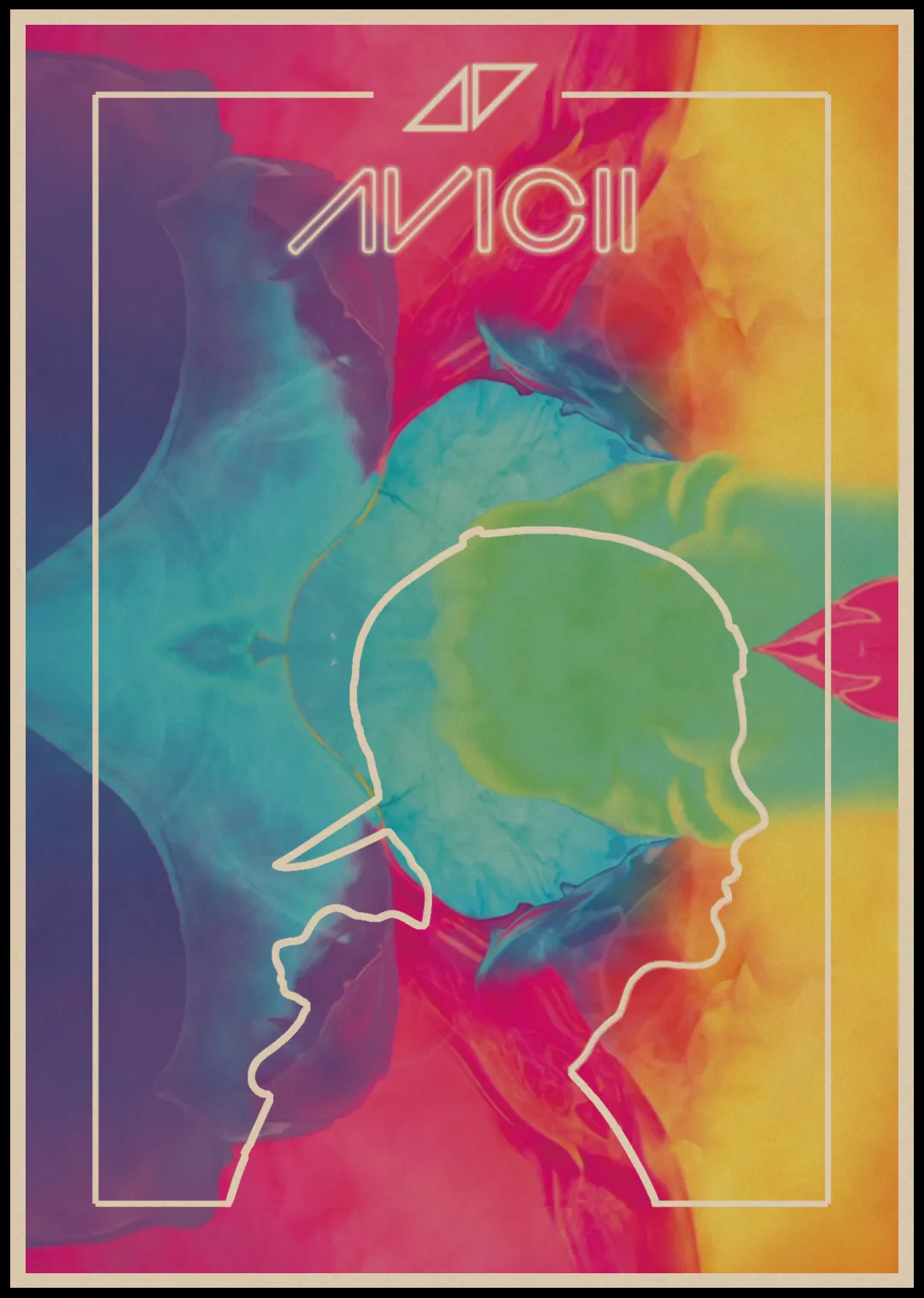 Dj Zhivoj Avicii Elektronnaya Muzyka Dj Ukrashenie Dlya Doma Kraft Film Plakat Risunok Serdcevina Nastennaya Naklejka 1001 Dom I Sad Aliekspress