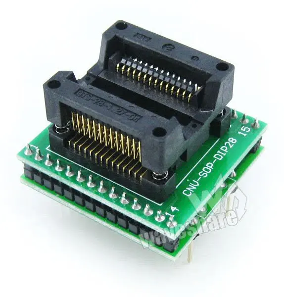 SOP28 до DIP28 (A) IC тестовое гнездо программирования адаптера для SO28