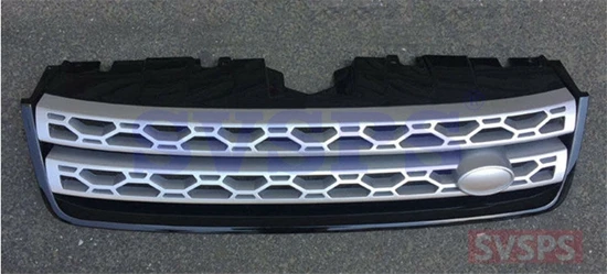 silver black Высокое качество тюнинг OE автозапчасти Передняя ABS средняя решетка гриль для Land Rover для Дискавери Спорт- год - Цвет: silver black