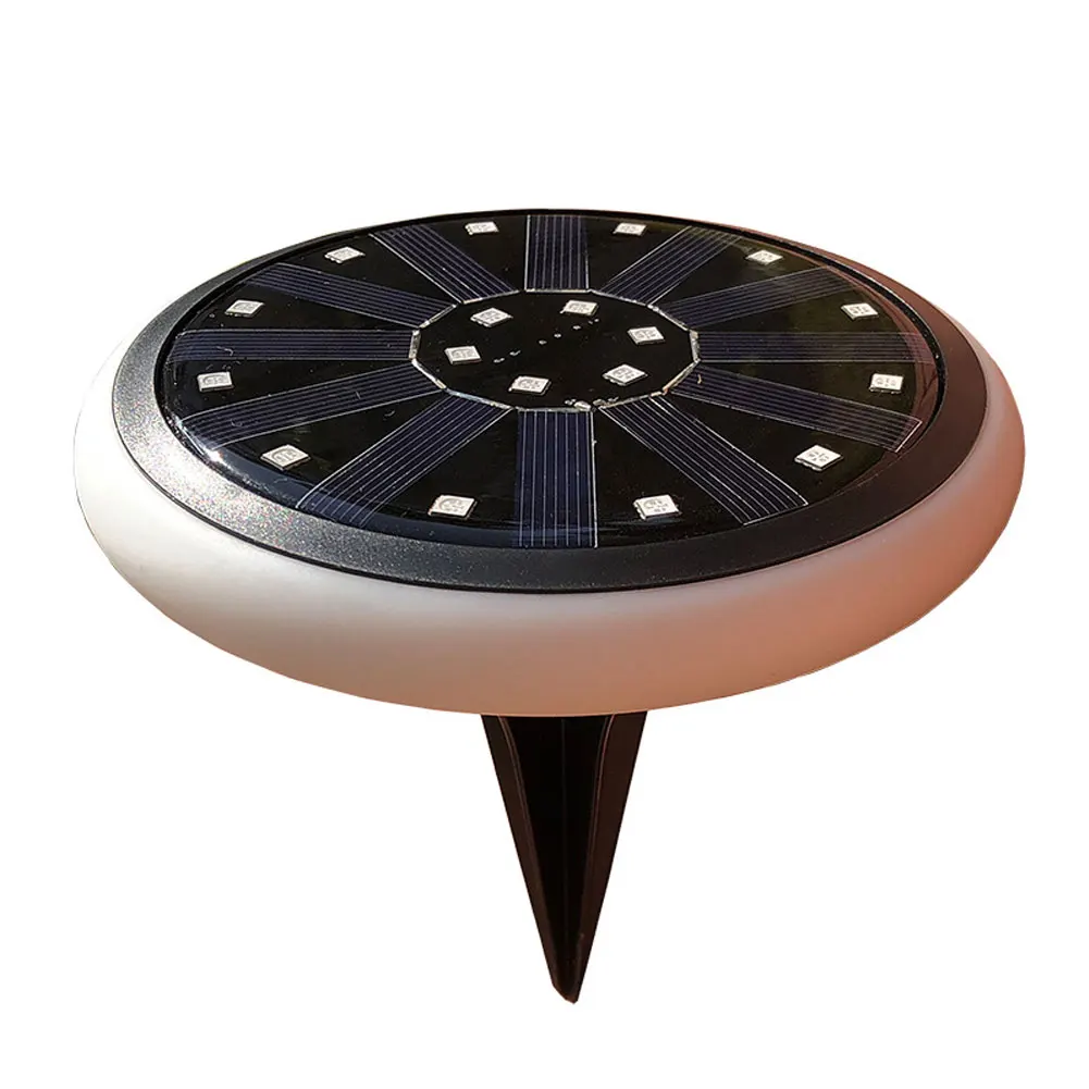 Color Changing Round Solar Powered LED Light Outdoor Garden Yard Decor Lamp #01 | Освещение
