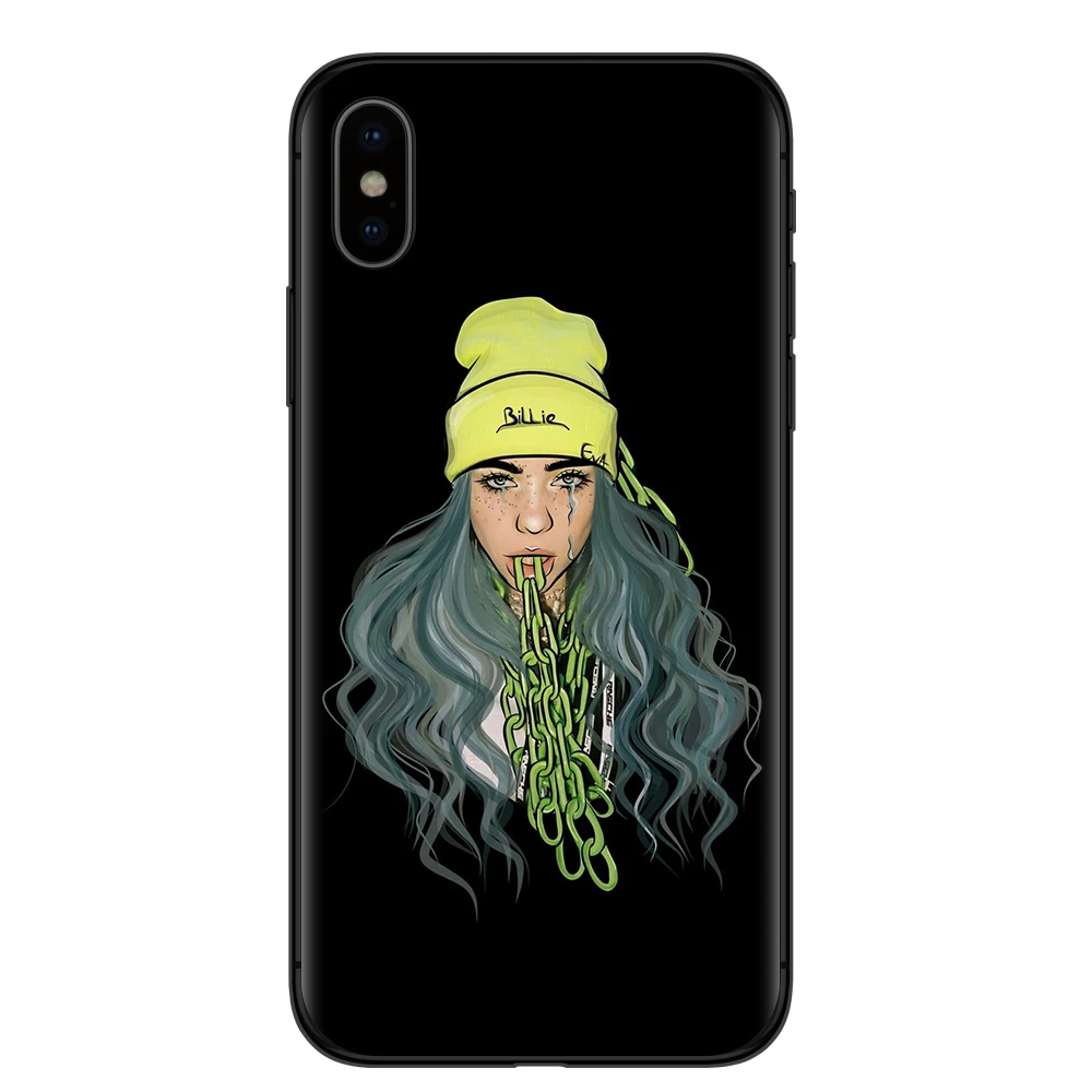 Billie eilish rainbow blohsh глаза океана Мягкий ТПУ силиконовый чехол для телефона для iPhone 11 Pro XS Max X XR 8 7 6 6S Plus 5S E