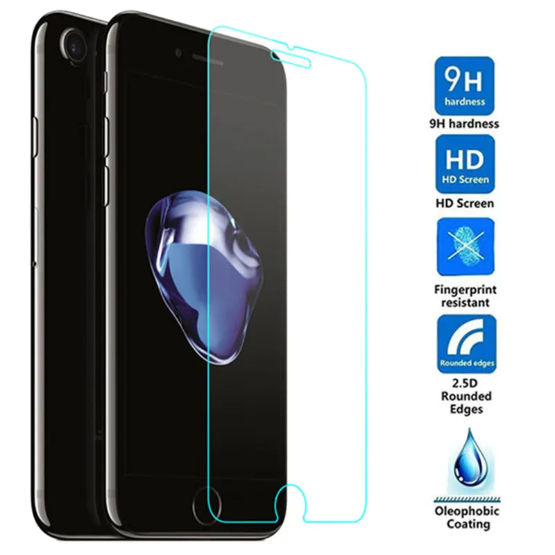 Закаленное стекло для iphone 6 6S 7 8 Plus X 4S 5 5S SE 5C Защитная пленка iPhone 11 Pro Glass XS Max