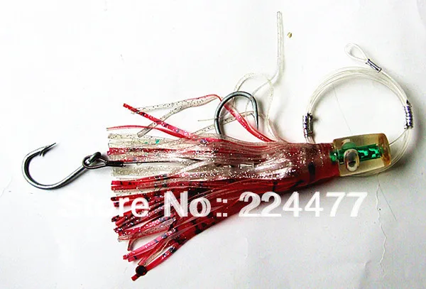 10 шт. смешанный костюм с сумкой мягкая двойная Юбка осьминог приманки для морской