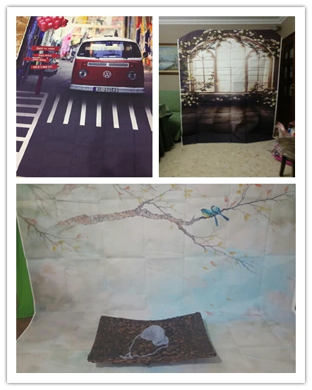 Живописный весенний зеленый дерево доска для рисования Свадьба Дети Виниловый