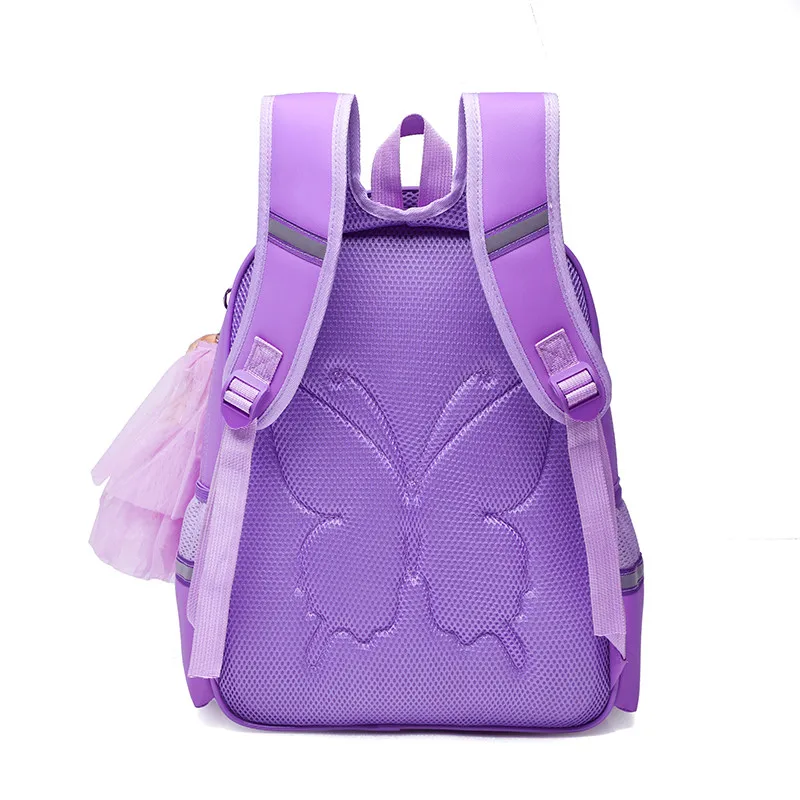 children school bags for teenagers girls princess backpack kids waterproof satchel PU schoolbags mochila | Багаж и сумки