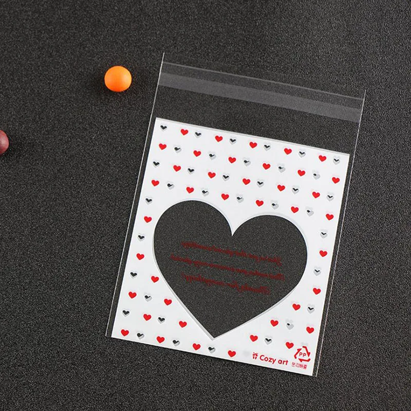 100 шт. пластиковые пакеты для упаковки конфет печенья|bag fringe|bag polobag xbox |