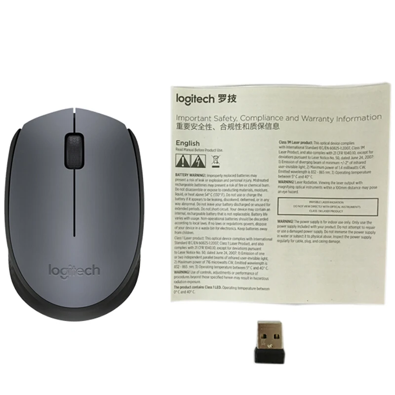 Беспроводная мышь logitech M170 2,4 ГГц с оптической мышью 1000 dpi для ПК/ноутбука, игровая мышь для офиса и дома
