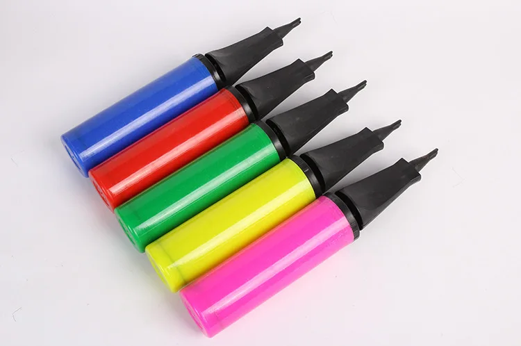 Мини Пластик рук Бал партия шар надувной воздушный насос Портативный полезные