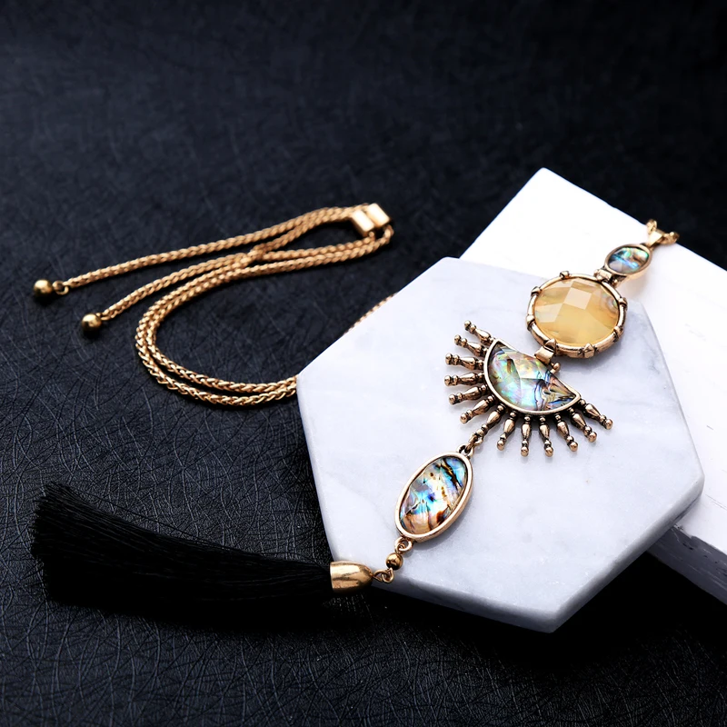 Ожерелье длинное с кисточками для девочек 6 разных стилей 2018|necklace long|designer