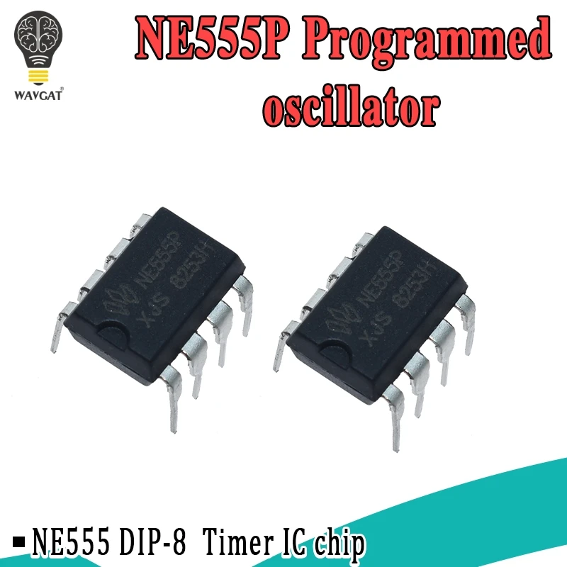 10 шт. NE555 555 DIP-8 IC таймеры Новый Хорошее качество точный таймер | Электронные