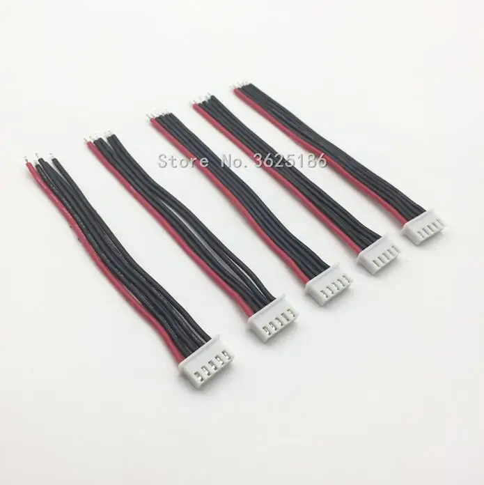 4S 5 шт. 150 мм 2s 3s 4S 5S 6s LiPo зарядное устройство Вилка линия/провод/разъем 22AWG JST-XH балансировочный кабель 5 шт./партия - Цвет: 4S