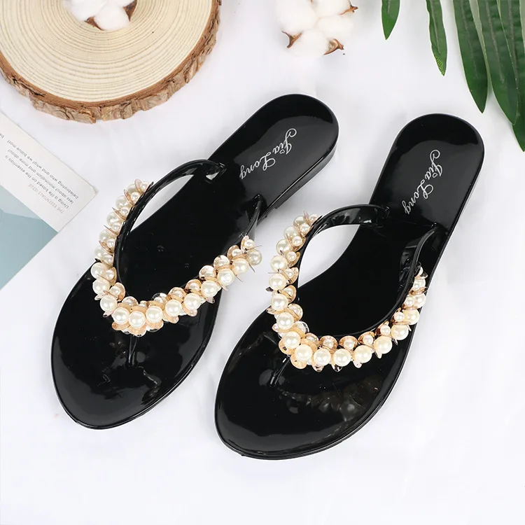 Шлепанцы женские с открытым носком сплошные сандалии на платформе низкая