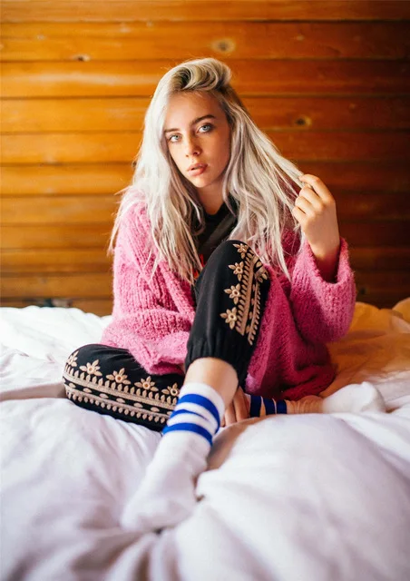 Nordic LXR2407-14 Модульная Картина на холсте с Hd печатью для украшения дома Billie Eilish, настенные картины, современный плакат в скандинавском стиле для гостиной - Цвет: Nordic LXR2407-14