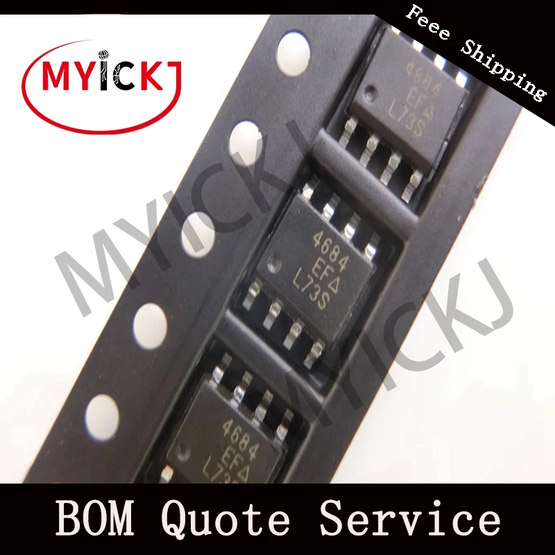 10 шт. SI4684DY микросхема MOSFET N-CH 30 V 16A 8-SOIC 4684 | Лампы и освещение