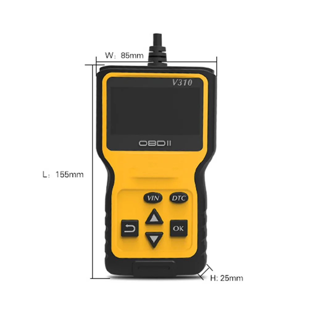 Считыватель кодов V310 OBD2 сканер с цифровым дисплеем | Автомобили и мотоциклы