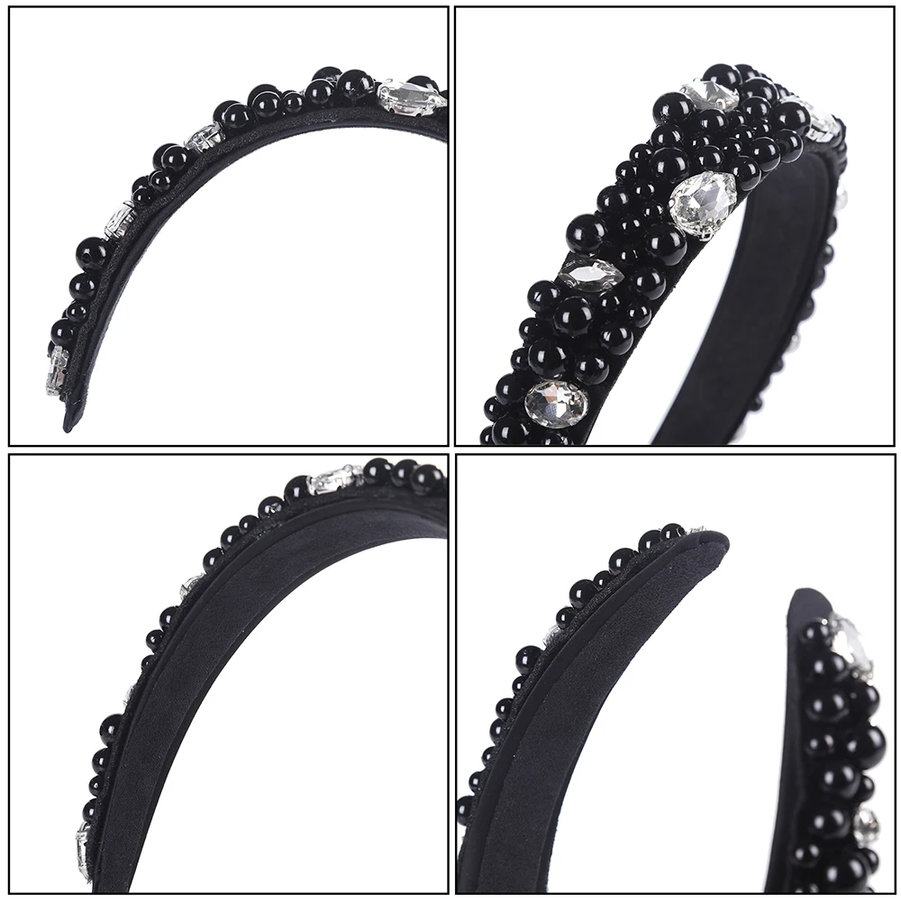 Molans ручной работы Искусственный драгоценный камень барокко обруч для волос