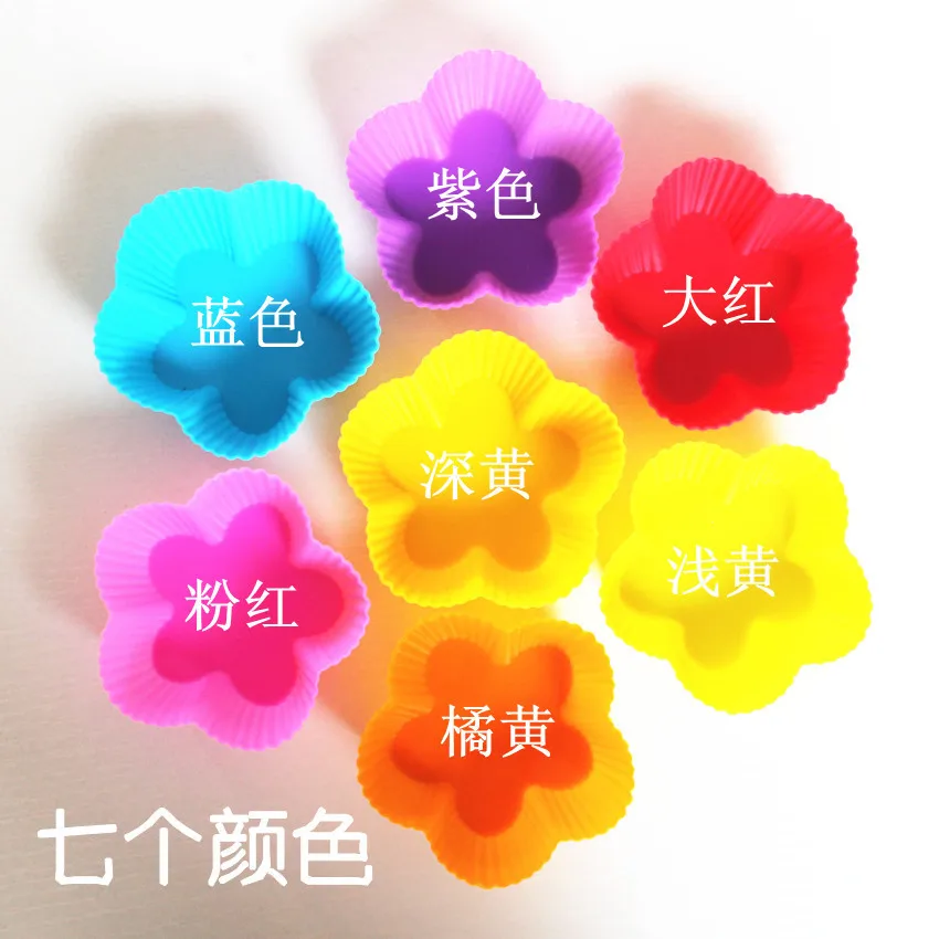 30pcs Silicone Mold Heart Cupcake Soap Cake Muffin Baking Nonstick and Heat Resistant Reusable Molds | Дом и сад