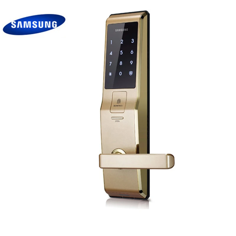 Английская версия большой врезной золотой цвет SAMSUNG отпечатков пальцев цифровой