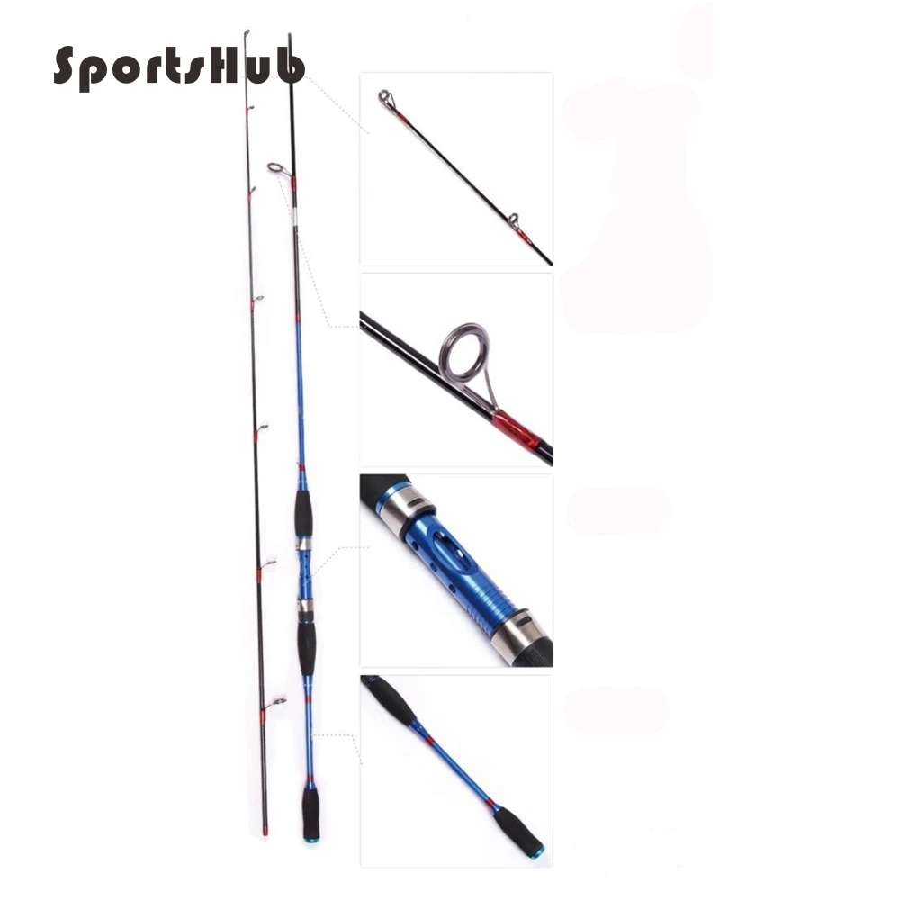 SPORTSHUB 120g 150g 1 8 m 5.9ft Ультралегкая удочка для ловли приманки карбоновая