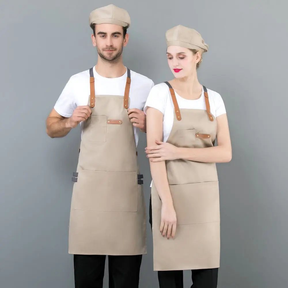 Фартук в японском стиле фартук для кухни с регулируемым ремнем из искусственной