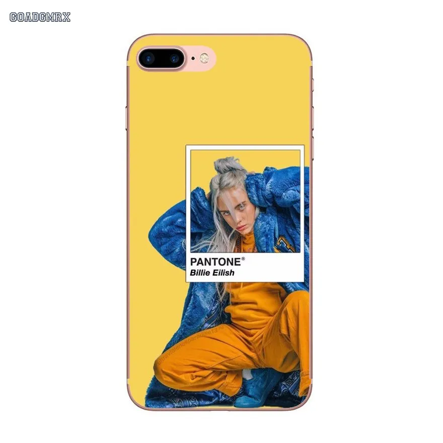 Прозрачные мягкие чехлы для iPhone 6 6S 7 8 Plus X XS MAX XR 4 4S 5 5S SE 5C Billie Eilish Hot Music