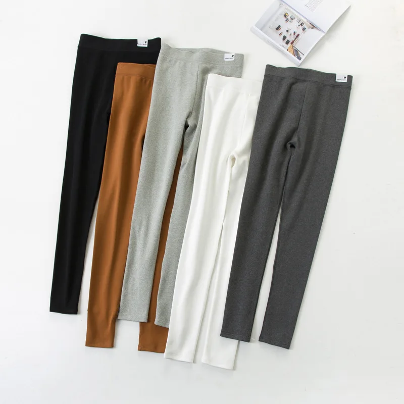 Женские базовые хлопковые леггинсы однотонного цвета|basic leggings|leggings basicleggings leggings |