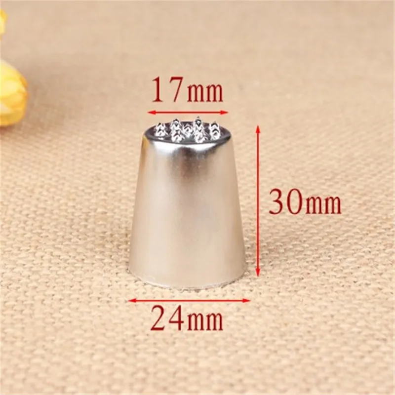 

TTLIFE 1pc Creative Grass Icing Nozzle Piping Tips Stainless Steel Cream Cake Cupcake Decorating Tool Cake Decoration #M24