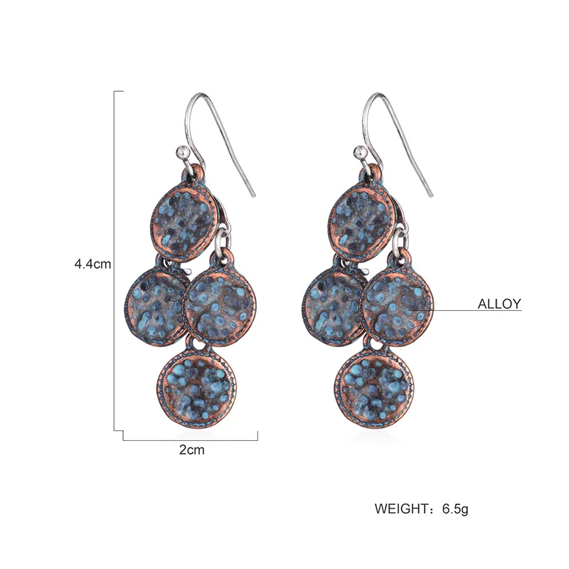HONGYE JEWELRY Турецкая круглая подвеска с кисточками Brincos 2020 женские модные старинные
