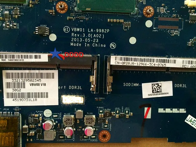 Оригинальный Для Dell15R 3537 5537 материнской платы w/ i7 4500U Процессор LA 9982P CN 0P28J8 P28J8 VBW01