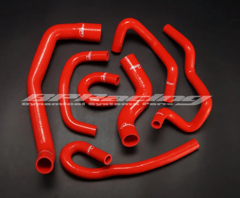 Комплект силиконовых шлангов радиатора для NISSAN SKYLINE R33 R34 RB25DET RB26DET GTR RED|Шланги и