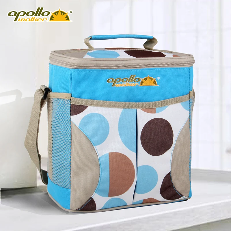 Apollo Ice bag 10L большой объем льда пакет изолированный тепловой мешок тепловой еды сумки алюминиевой фольги сумка для Охлаждения пива охладитель крутой ящик