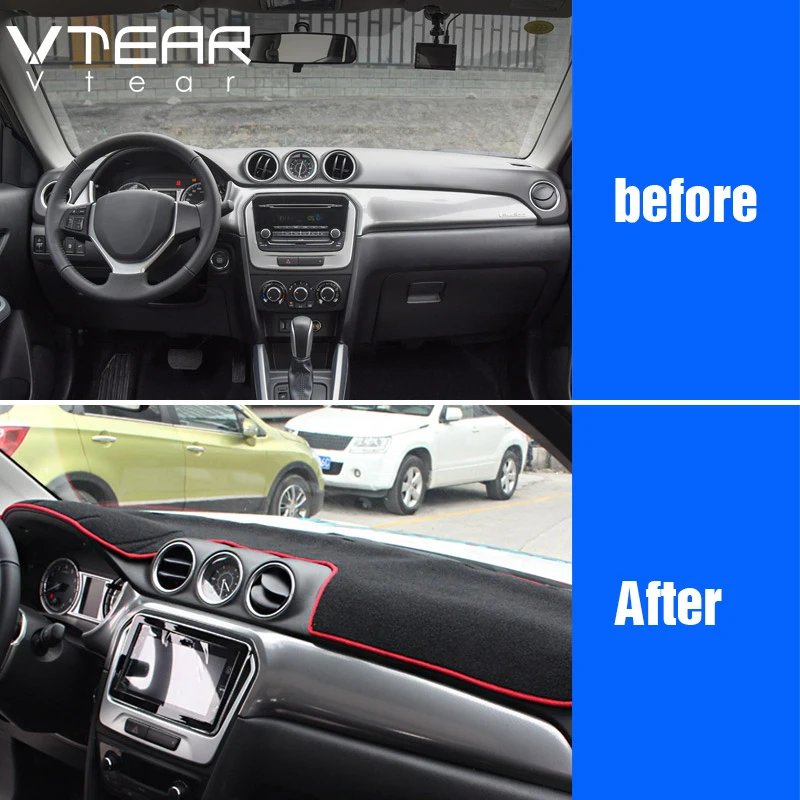 Vtear для Suzuki Grand Vitara аксессуары приборной панели автомобиля коврик нескользящий