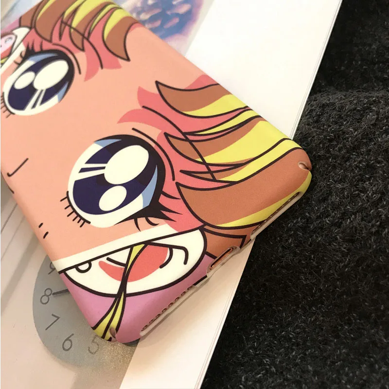 JIBAN Lovely Cartoon Phone Case for Apple iPhone 7 8 plus X case personality female models Back Cover iphone 6 6s cases |
