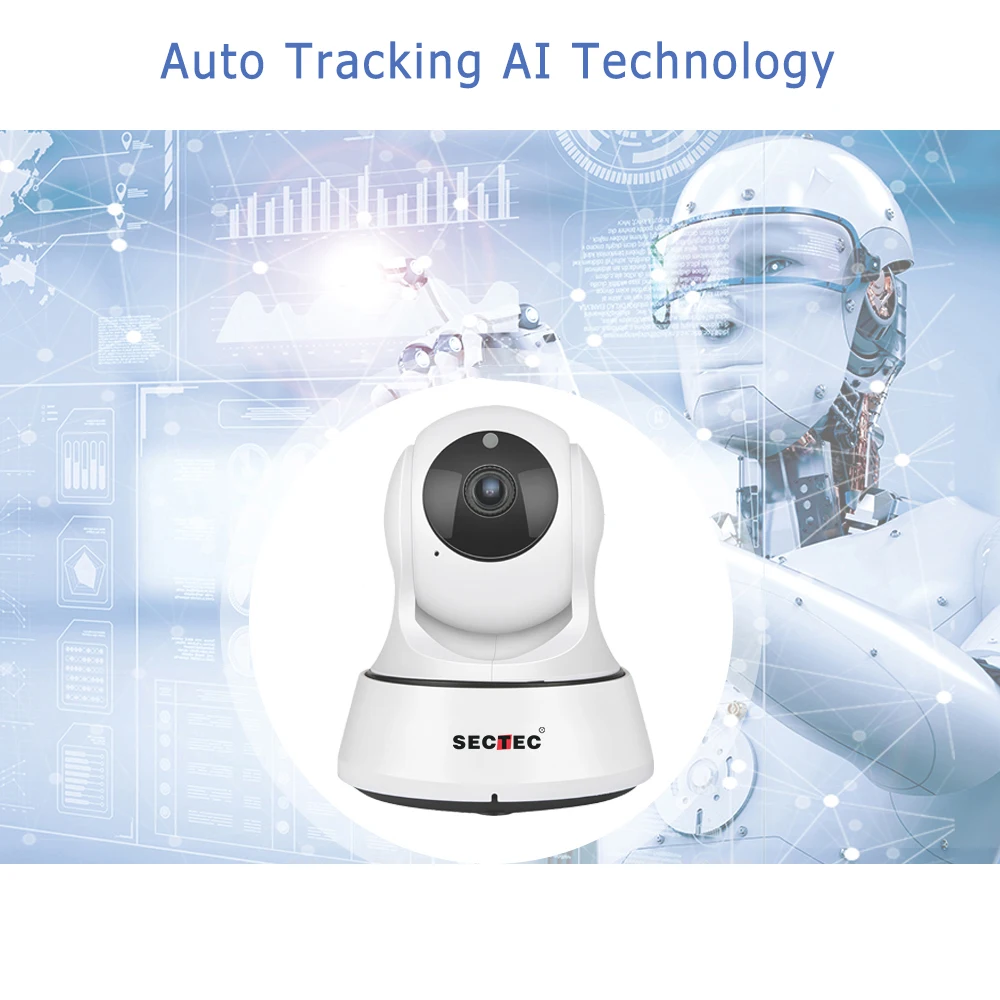 INQMEGA Cloud 1080P Беспроводная камера IP автоматическое отслеживание домашней