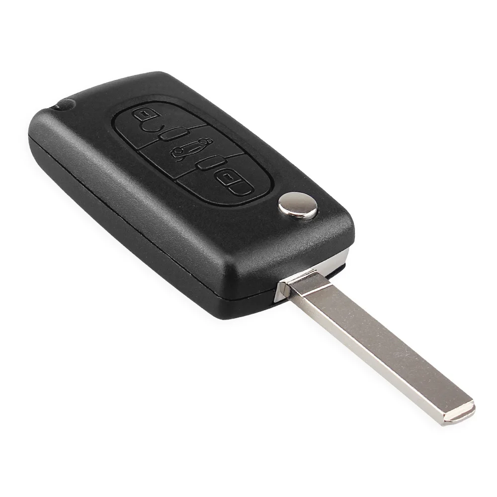 Чехол-книжка KEYYOU для Citroen C2/C3/C4/C5/C6/C8/CE0536/VA2 с 3 кнопками дистанционного управления |