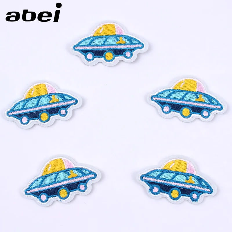 5 шт./лот сделай сам нашивка на космический корабль термоклейкие нашивки в виде