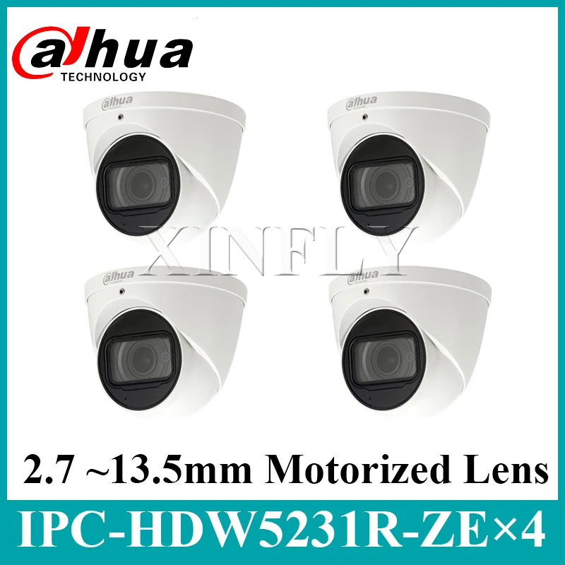 4 шт./лот Dahua оригинальная IPC-HDW5231R-ZE сетевая камера Starlight IR WDR Eyeball 2 7-13 5 мм