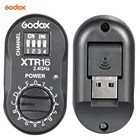 Godox новая 2,4G Беспроводная X-система XTR-16 приемник вспышки для триггера передатчика X1C X1N XT-16 серии AD360,DE,QT,DP,QS,GS,GT
