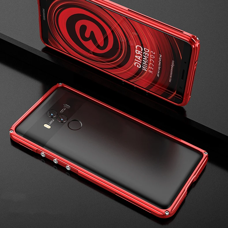 Для HUAWEI mate 10 Pro Чехол-бампер Роскошный тонкий жесткий металлический алюминиевый сплав ударопрочный чехол для телефона mate 10 Pro Чехол Funda