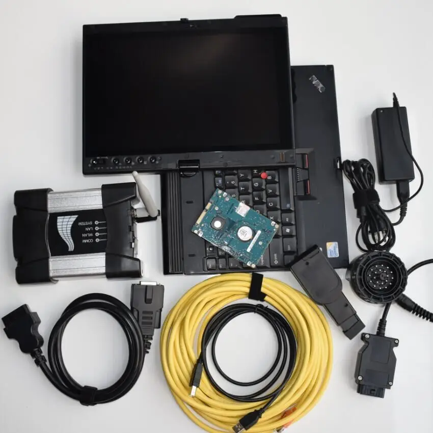 WIFI для bmw диагностический сканер icom next с ноутбуком X200T RAM 4g HDD программным