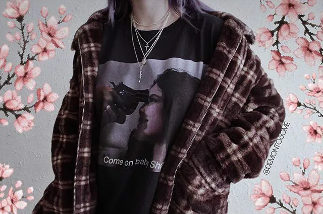 Забавная женская футболка kuakuayu HJN с надписью Come on Baby Shoot Me Модные Винтажные