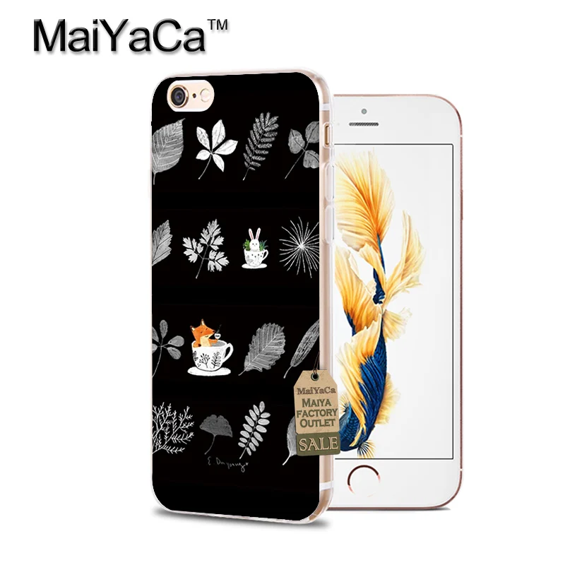 Чехол MaiYaCa для iphone 7 6 X, милый чехол с лисой на осень, Лесной чехол для телефона iphone 11 Pro Max XS XR 6 6s 7 7plus