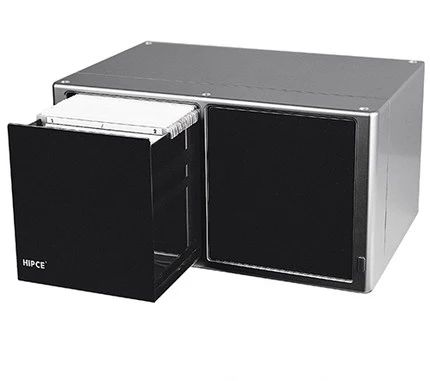 Silver black color Светильник touch cd box креативный с(большой вместимостью 160 шт. CD) коробка записывающая полка, CD Дисковая полка, для графического фона - Цвет: Silver black color
