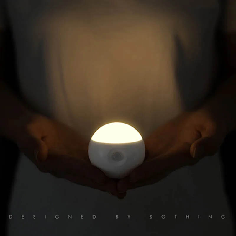 Xiaomi Sothing Sunny Smart sensor ночник инфракрасный индукционный usb зарядка съемный для xiaomi