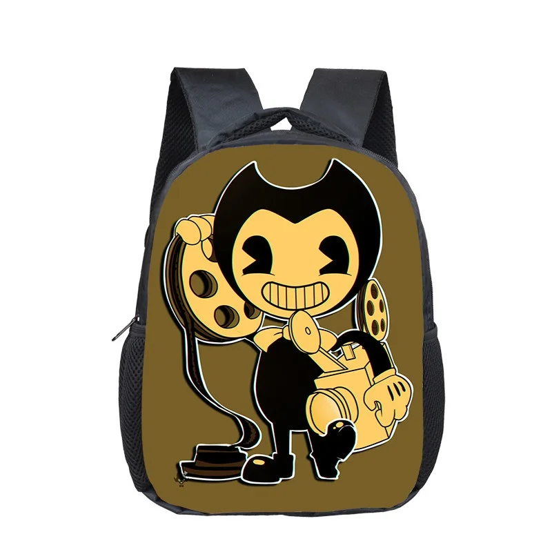 12-дюймовый рюкзак Bendy and The Ink Machine детские школьные сумки для мальчиков и девочек