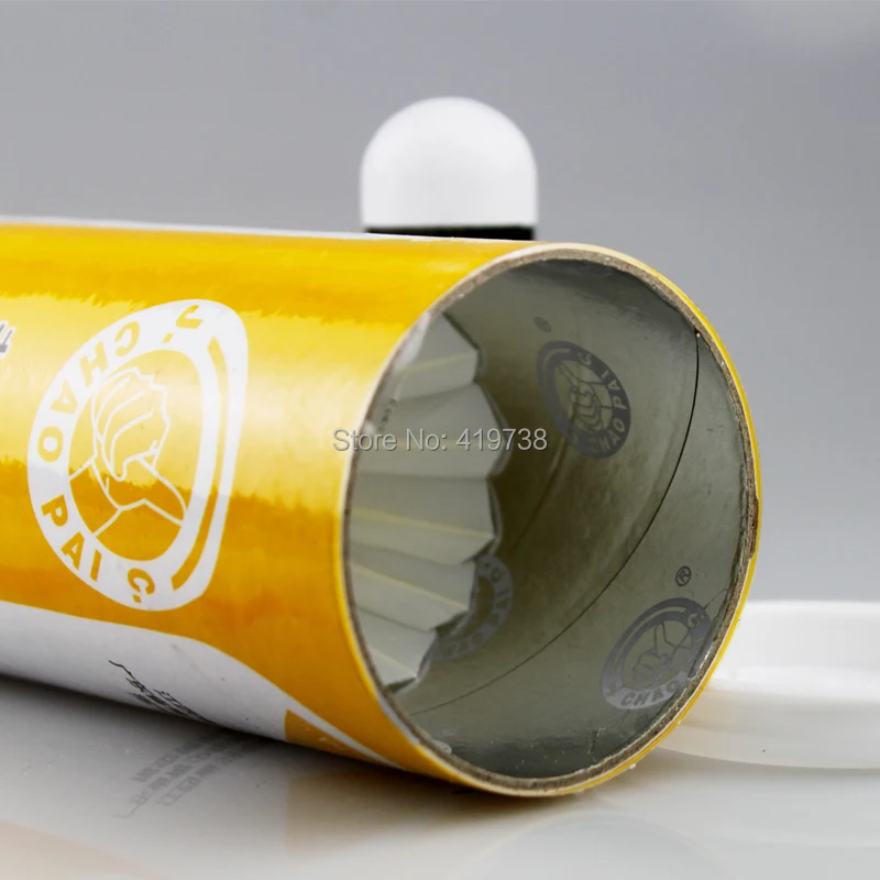 Оригинальные Воланы chaopai yellow class B из гусиного пера для бадминтона воланы